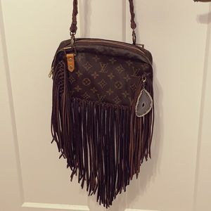 Vintage Boho Louis Vuitton Cross Body Handbag